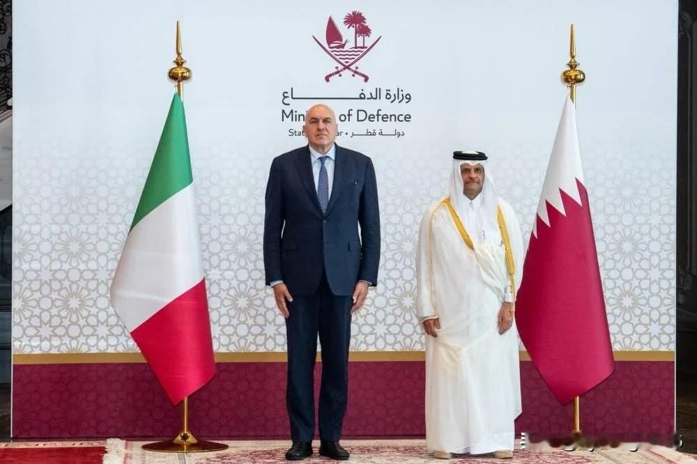 🇶🇦🇮🇹 卡塔尔国防部长在多哈与意大利国防部长举行会谈

11月20日，