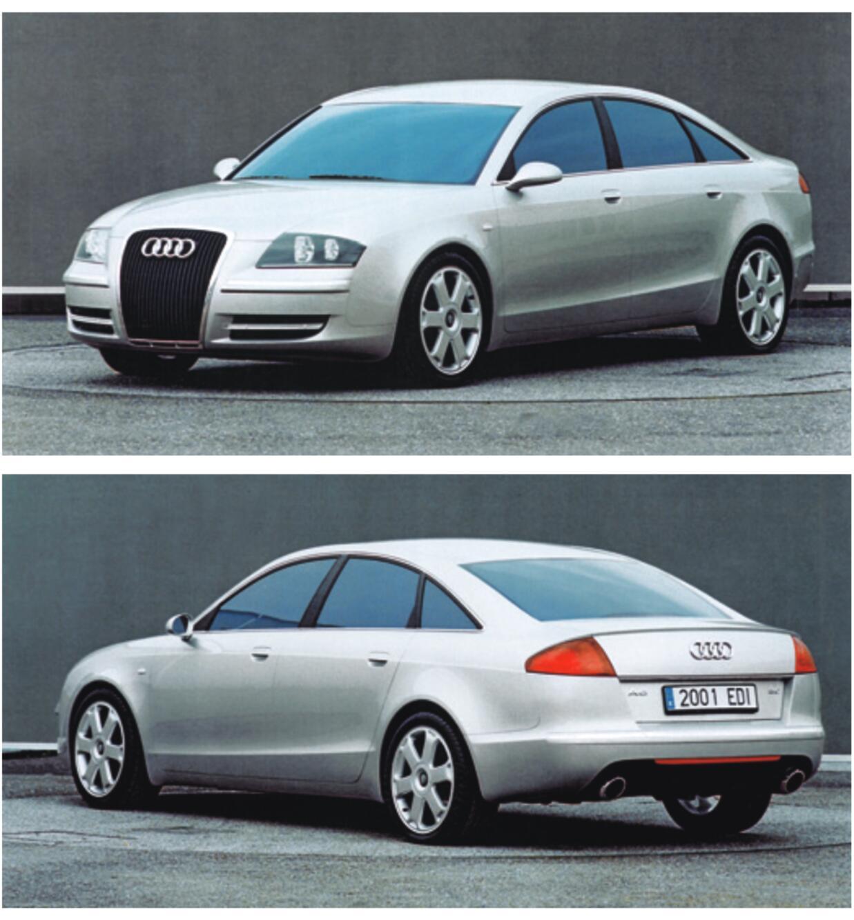 2005年的一些奥迪A6设计稿经典的奥迪味道是不是经典老车奥迪奥迪a6l