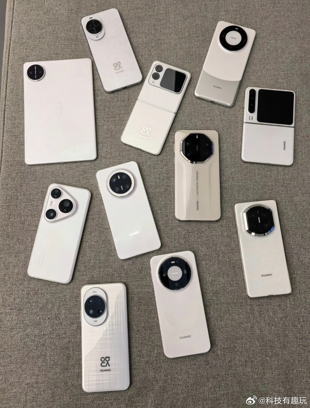 华为手机白色出了这么多，大家说哪款最好看