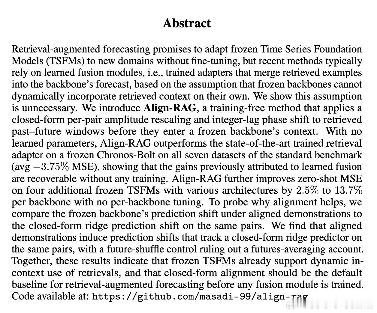 [LG]《Align-RAG: Alignment Is All You Nee