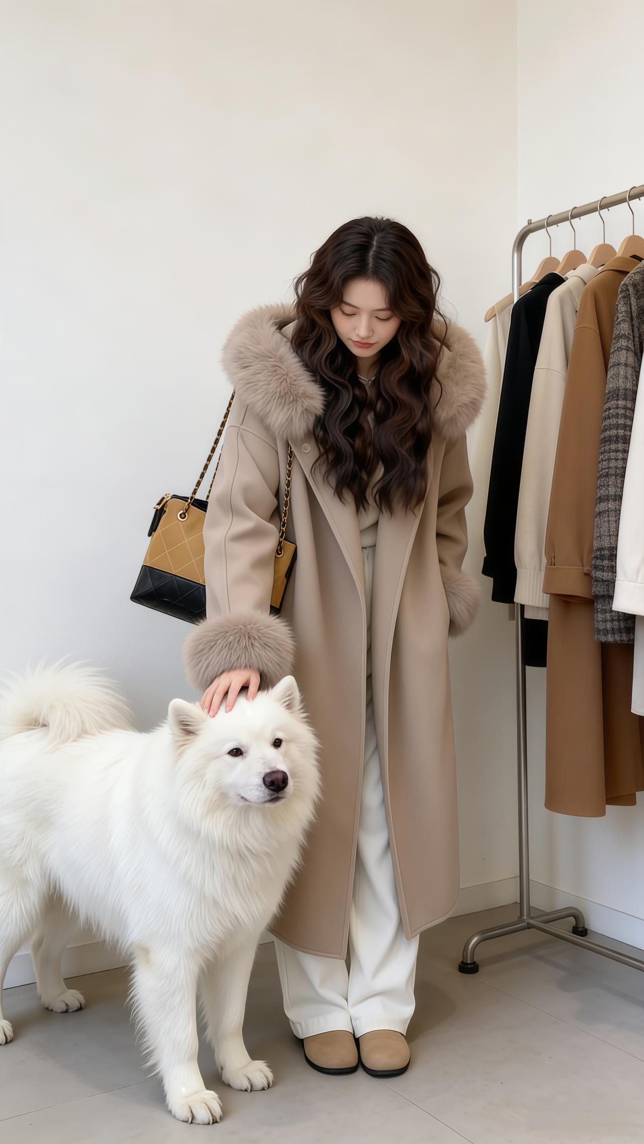 穿搭大衣秋冬穿搭高级感穿搭风衣外套