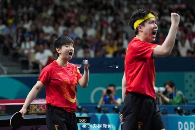 #王楚钦孙颖莎vs李正植金琴英#恭喜夺得冠军🏆！真的太棒了 ​​​