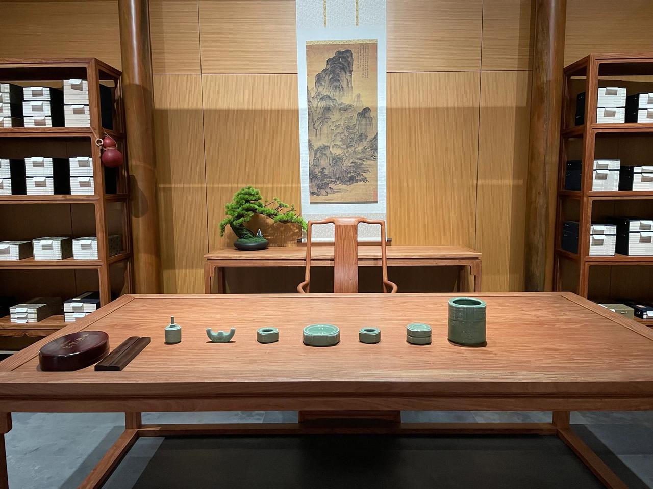 我的梦中书房。6月8日拍摄于国家版本馆。