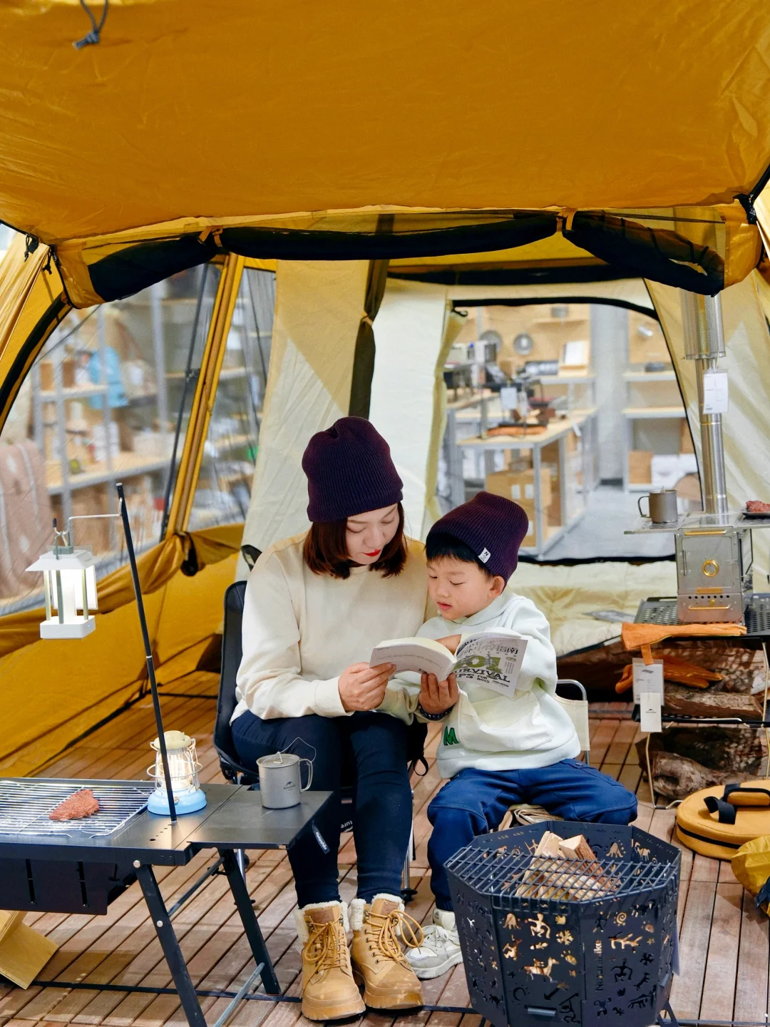 带娃在北京海淀大悦城挪客⛺️遇见理想生活💯