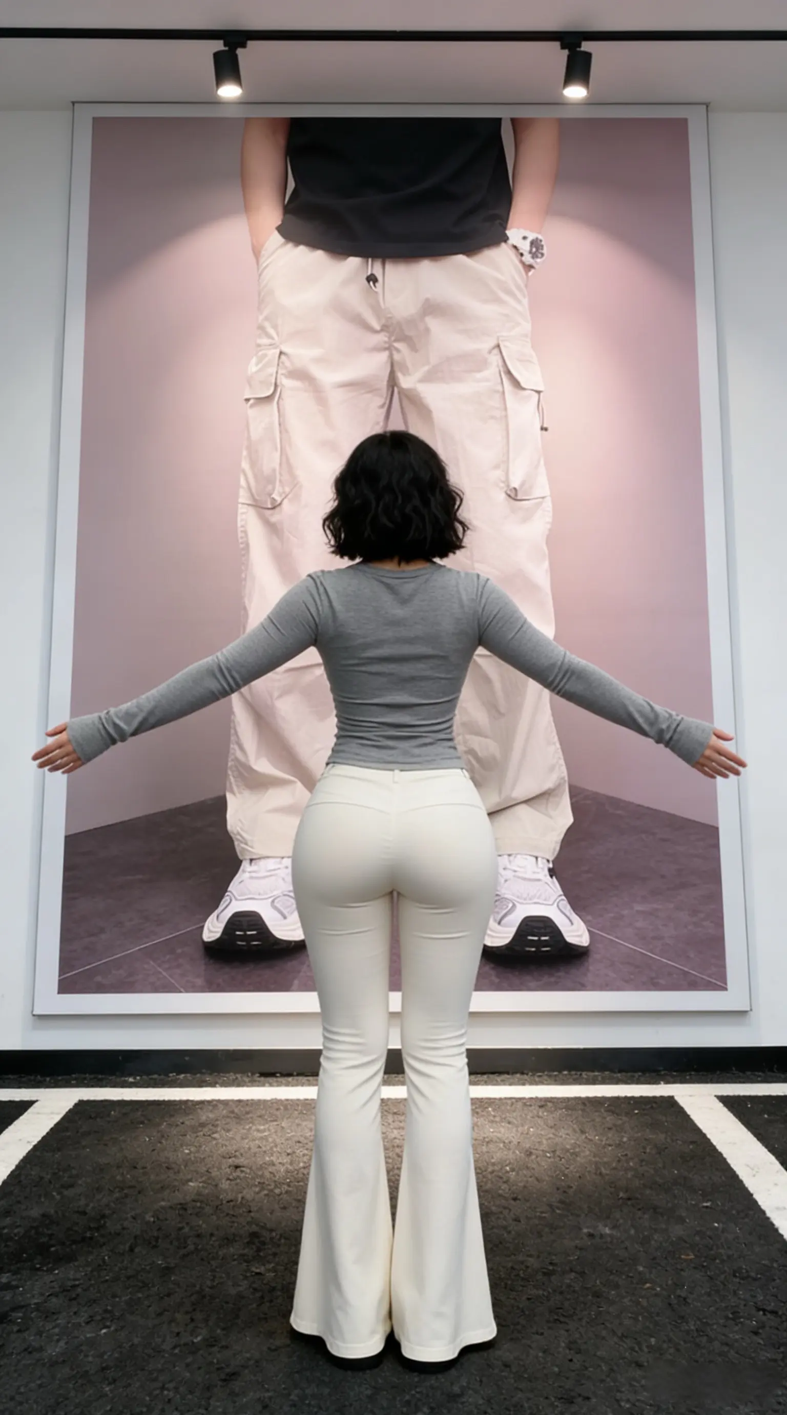 夏季薄款宽松哈伦直筒多口袋工装长裤男士痞帅休闲ins青年阔腿裤    ...