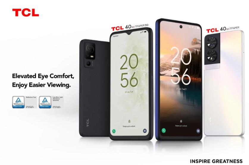 【TCL发布类纸屏手机TCL 40 NXTPAPER】近日，TCL宣布将推出TC