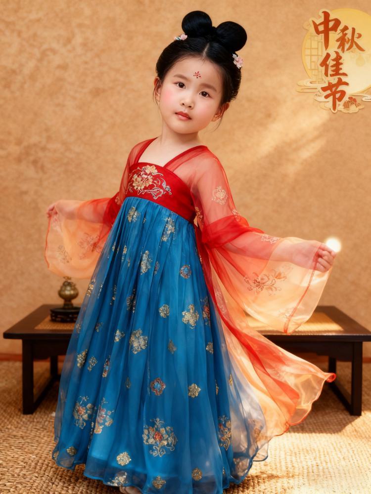 成本中秋写真，宝子们赶紧做起来
宝宝写真照 中秋赏月 中秋的氛围感 汉服小仙女 