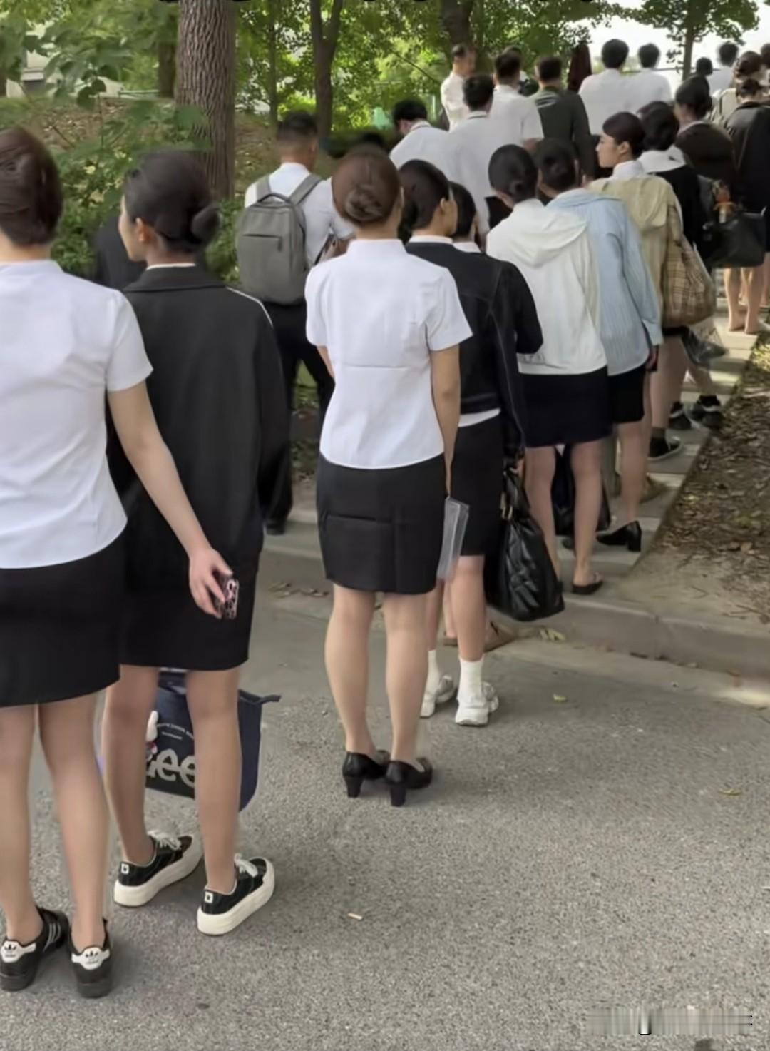 万米高空的服务员的面试现场