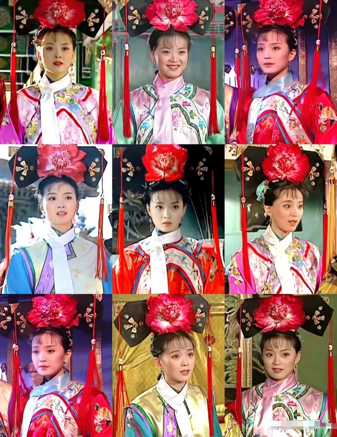 《还珠格格》晴儿第二部的妆造VS第三部 