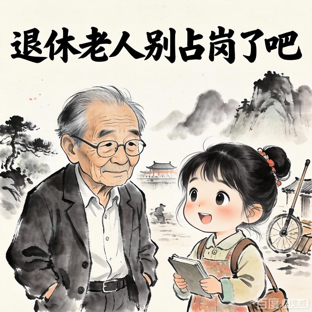 退休老人别再返聘占岗了，放过年轻人吧！

我们看到，一些地方都在组织“银发讲师团