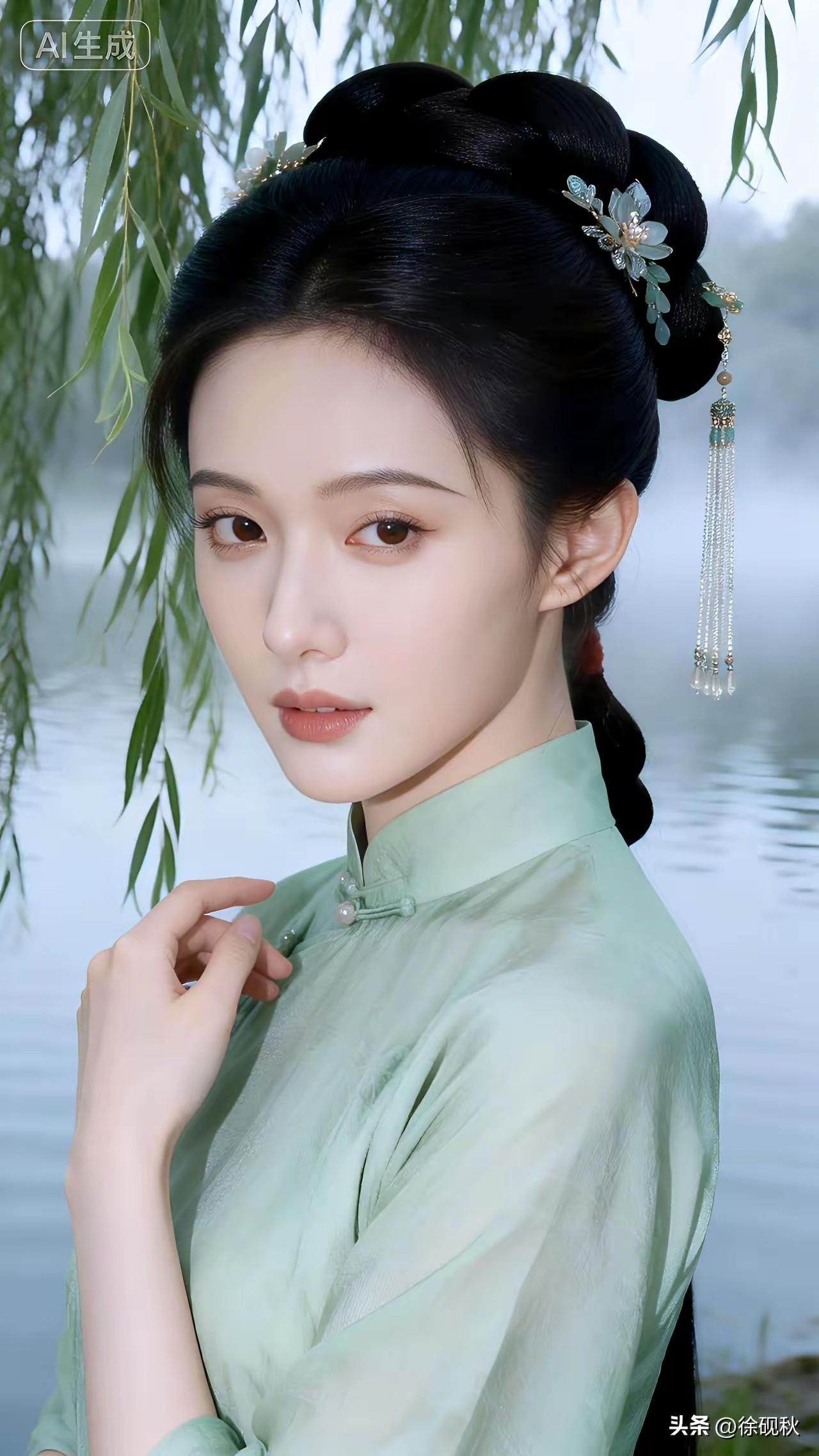 出水芙蓉，亭亭玉立
花容月貌 ，梨花带雨
天生丽质，国色天香
绝代佳人，美轮美奂