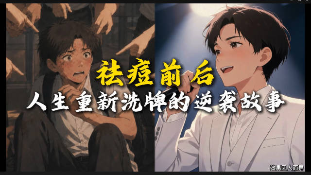 一篇关于《祛痘前后，人生重新洗牌的逆袭故事》
#祛痘[超话]##AI##长痘痘怎么办# ​