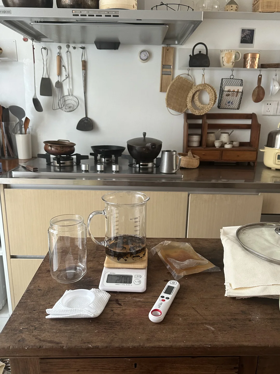 在厨房搞实验🍊🍌🫖