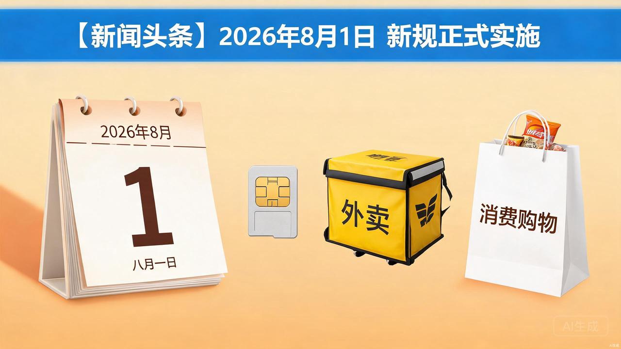 8月第一天，一批新规正式落地。 跟每个人都有关系。
手机办卡—— 网上第三方渠道