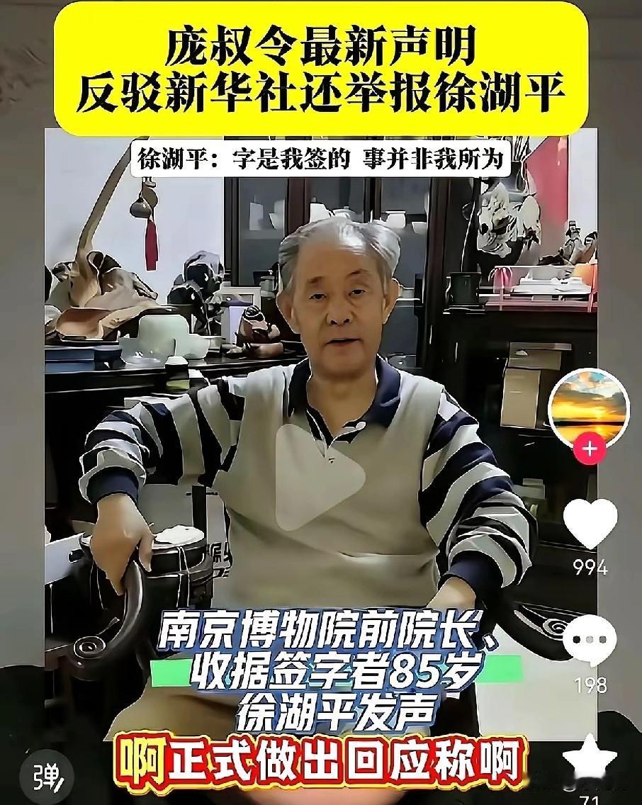 万万没想到80多岁的徐湖平，本该是安享晚年的时候，却因一幅画卷入文物之争，且这件