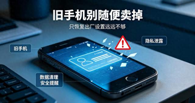 公安部安全提醒：旧手机别随便卖掉，只恢复出厂设置远远不够