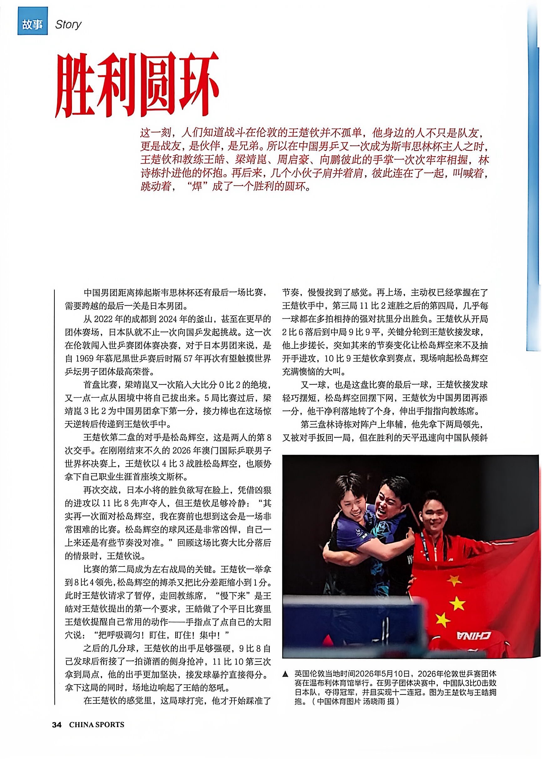 【存档】中体伦敦世乒赛特刊王楚钦 cut 