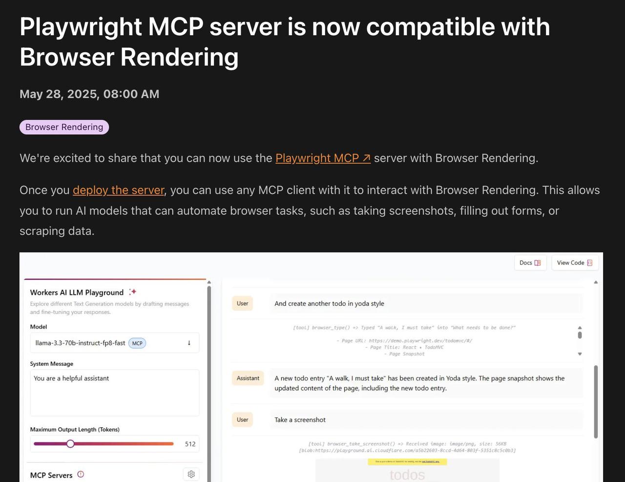 需要你的 AI 来浏览网页吗？有了@playwrightweb MCP + 浏览