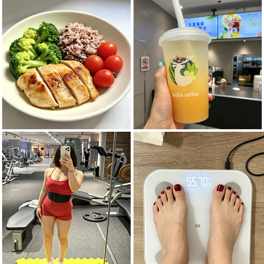 两天瘦6斤📝体重55㎏
