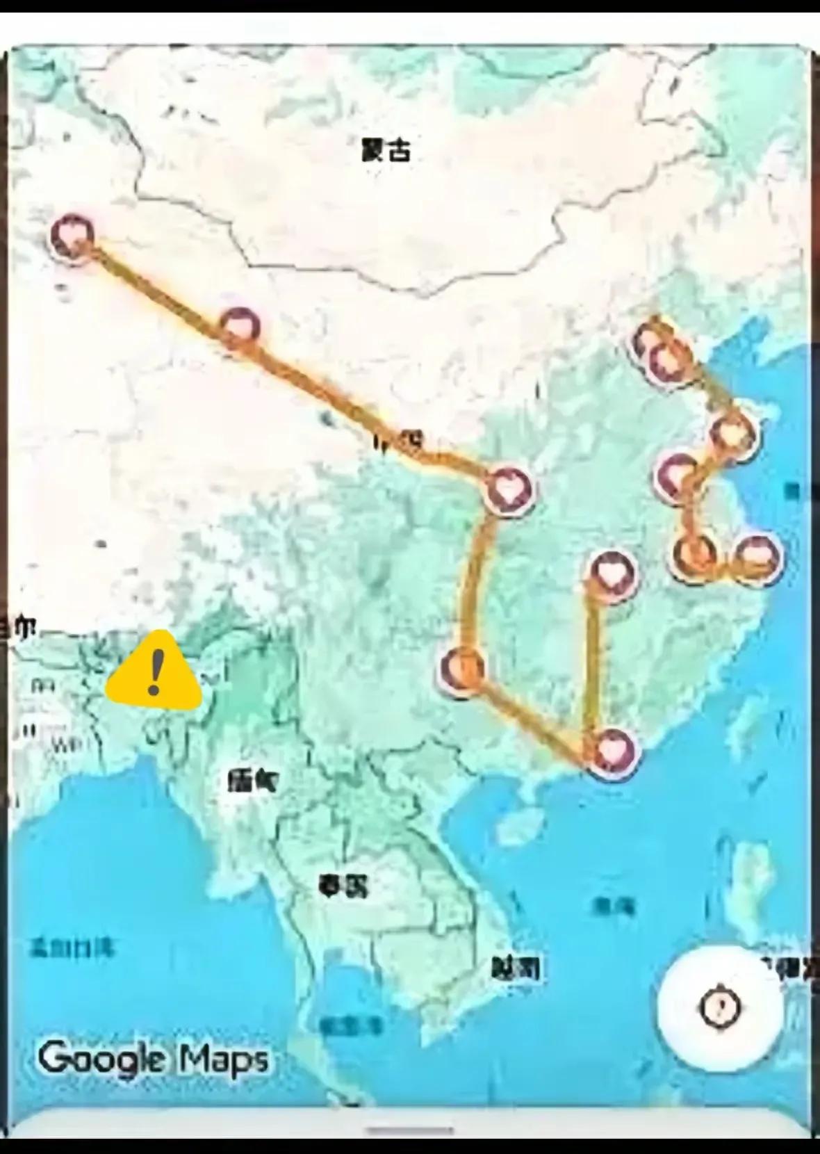 看北斗七星的形状可知，由西北到东南，再由东南西南到西北，怪不得从2016年以后，