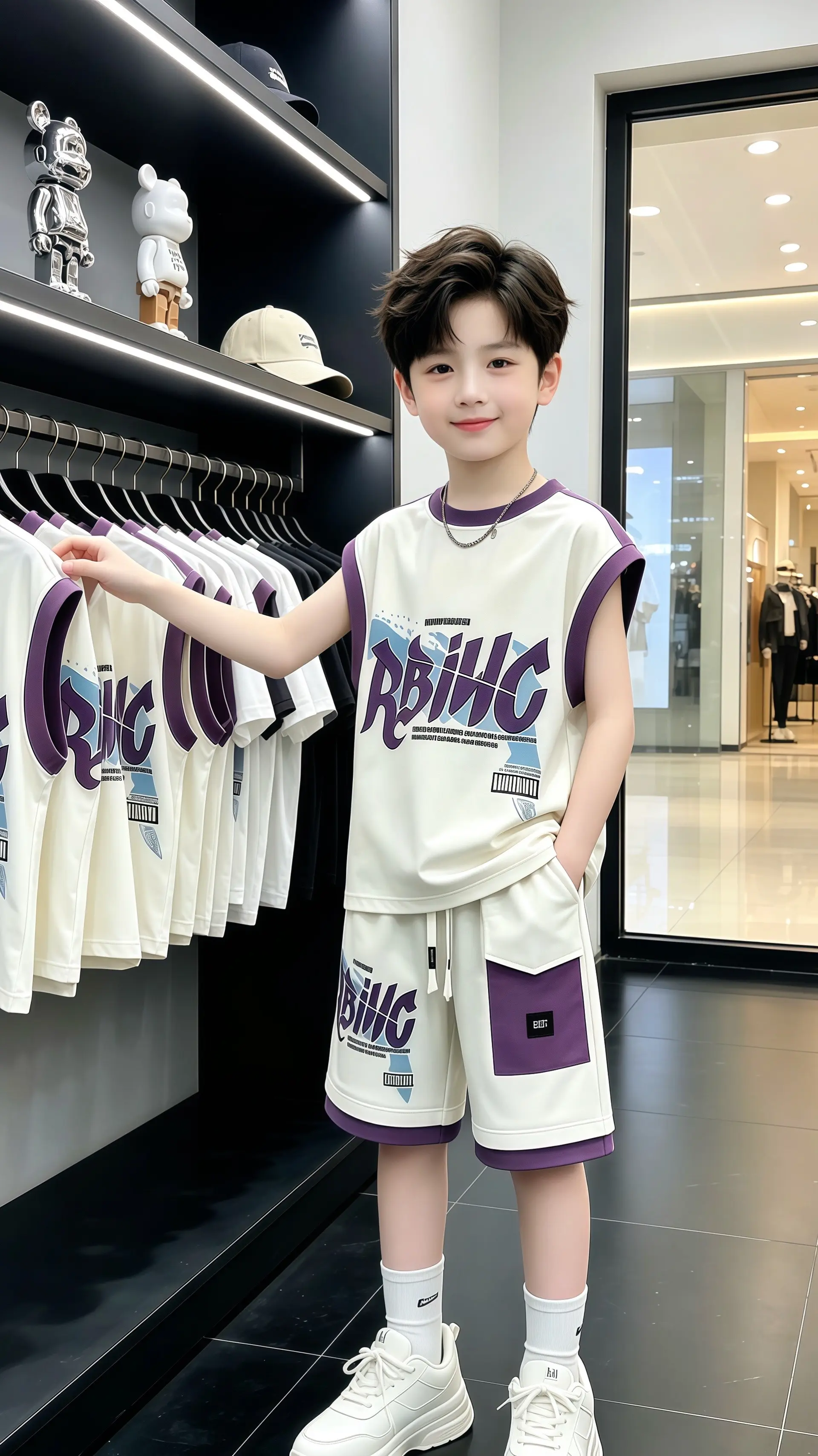 男童穿搭 高品质童装 儿童夏季套装 潮童必备 帅气十足