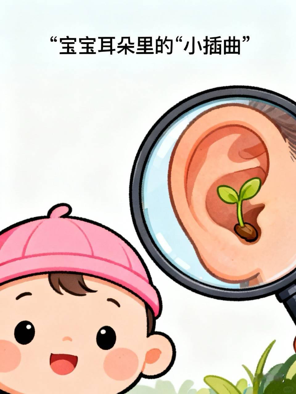 1岁宝宝频繁抓耳朵，医生竟从里面掏出"发芽"的种子

你敢信？有小孩耳朵里，种子