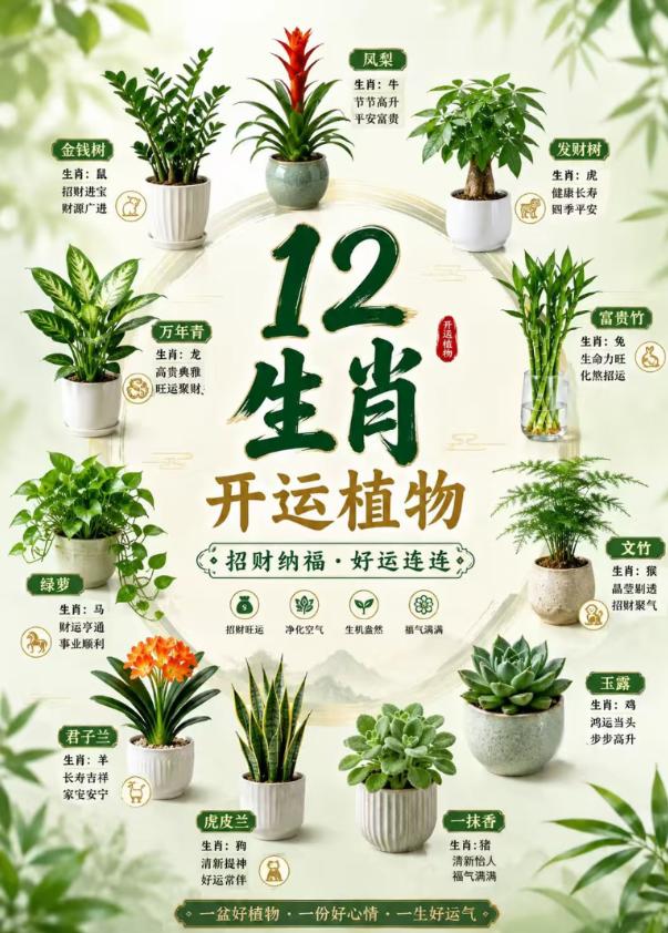 12生肖开运植物
