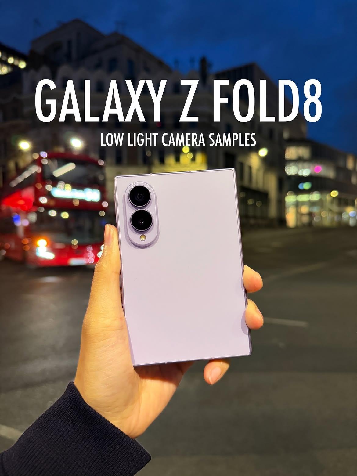 三星Galaxy Z Fold8 暗光样张！