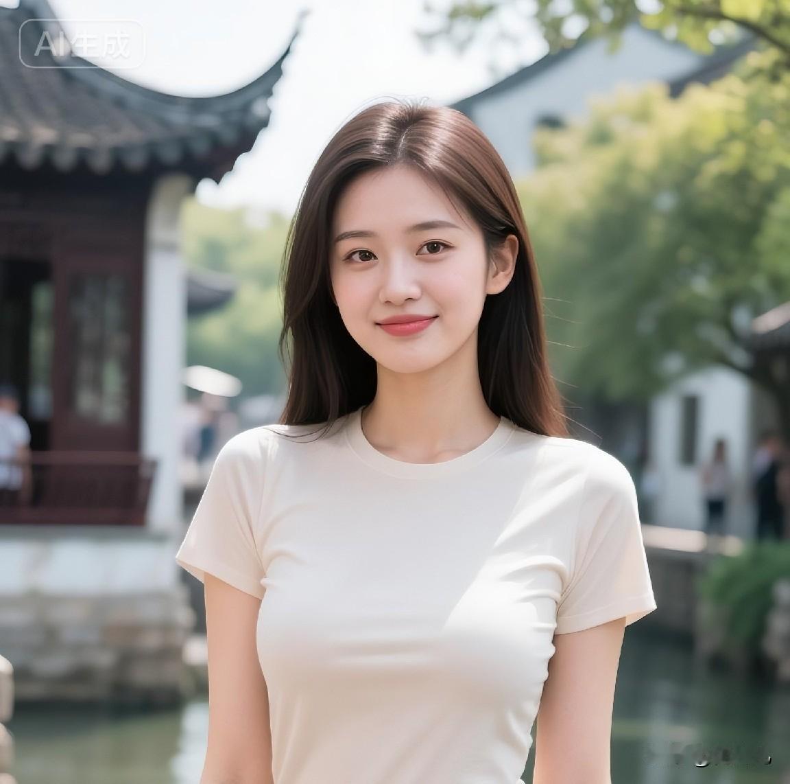 曲水回廊，撞见人间那温婉的色彩
清风落日，遇上尘世里淡然的姿态
在江南亭榭慢慢踱