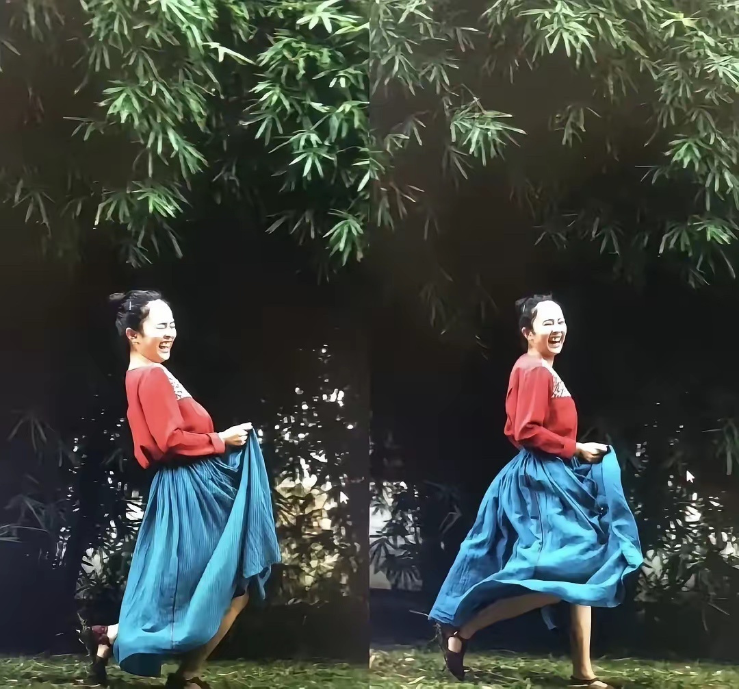 白鹿植过发际线修理过吧早期她脑门还挺大的 她早期是淘宝模特出道的这衣服你有购买欲