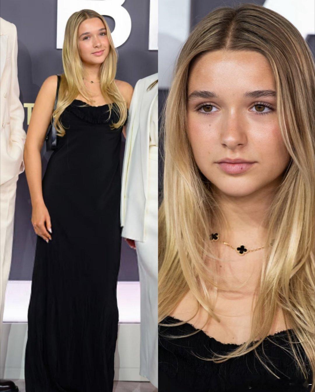 贝克汉姆14岁的女儿小七 ​​​