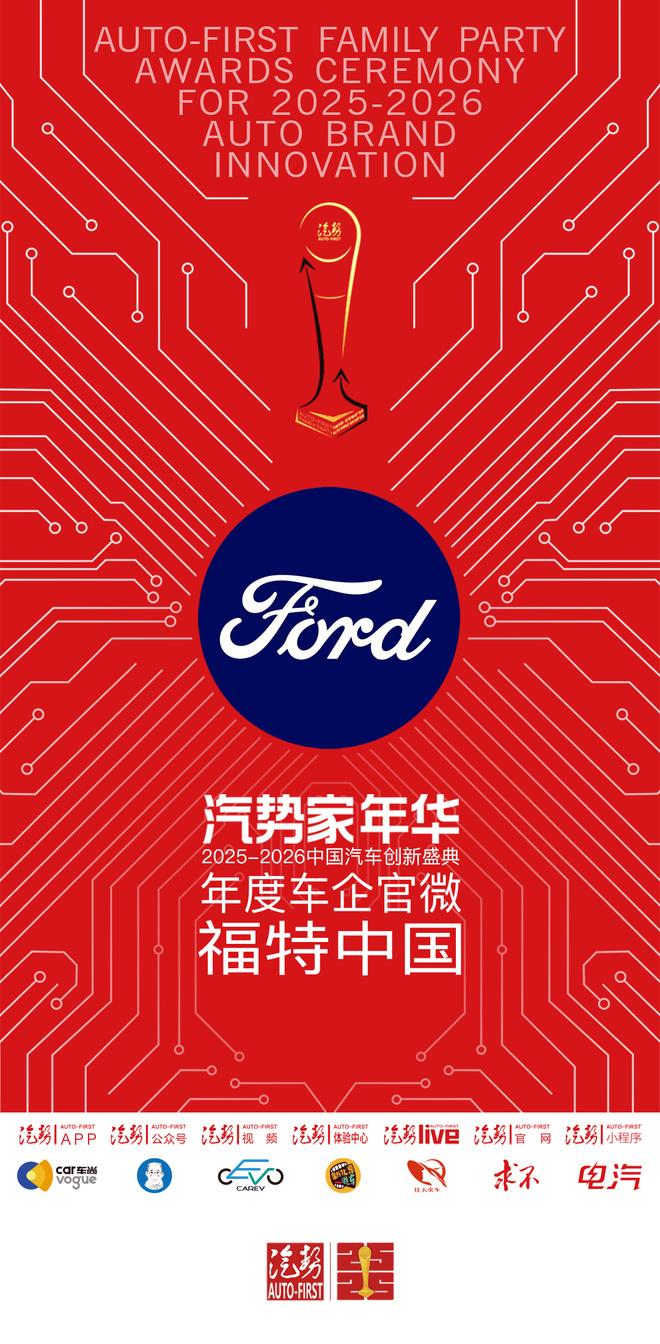 汽势家年华年度车企官微——福特中国