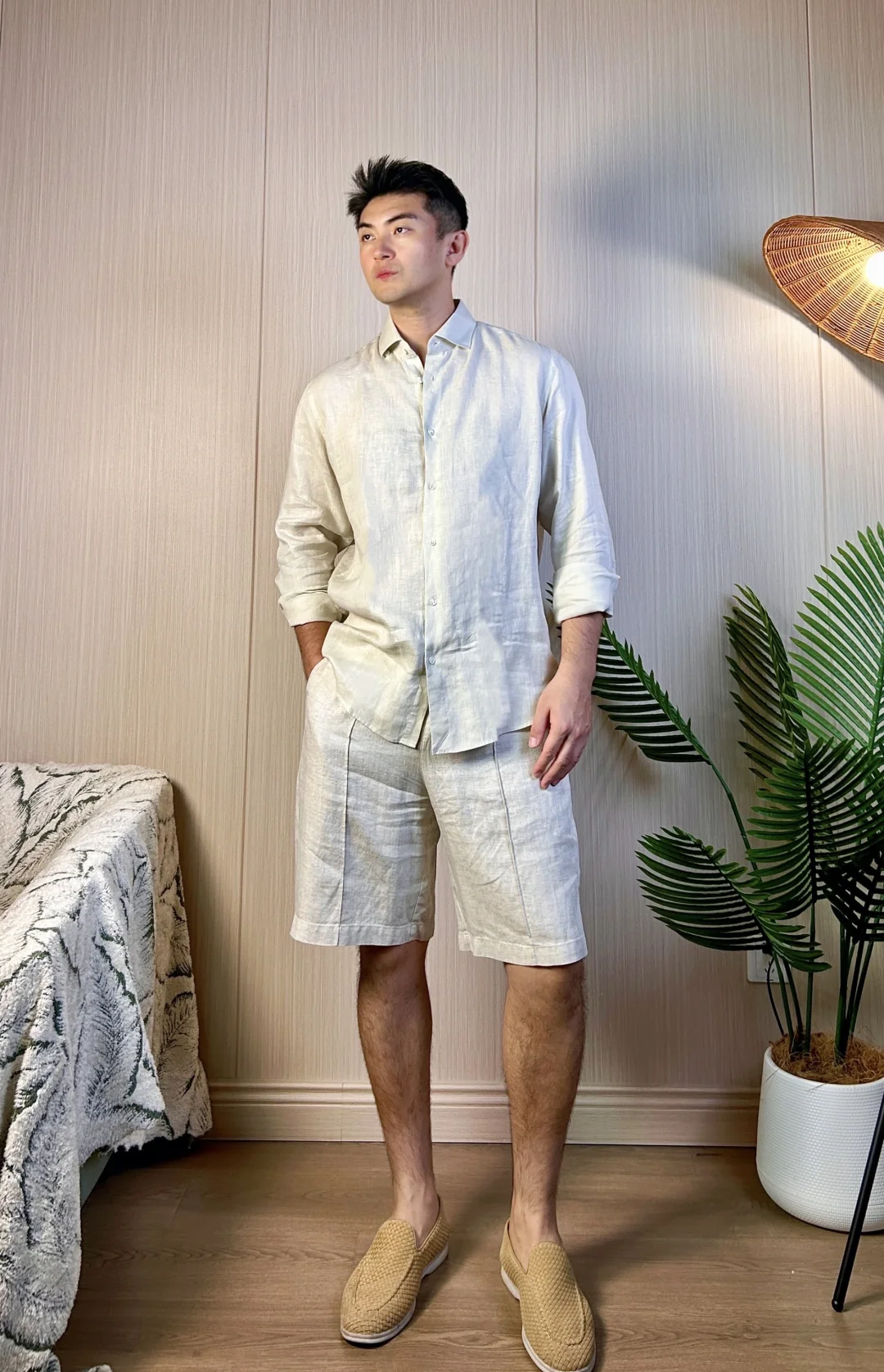 一件亚麻衬衫｜男生夏日品味穿搭