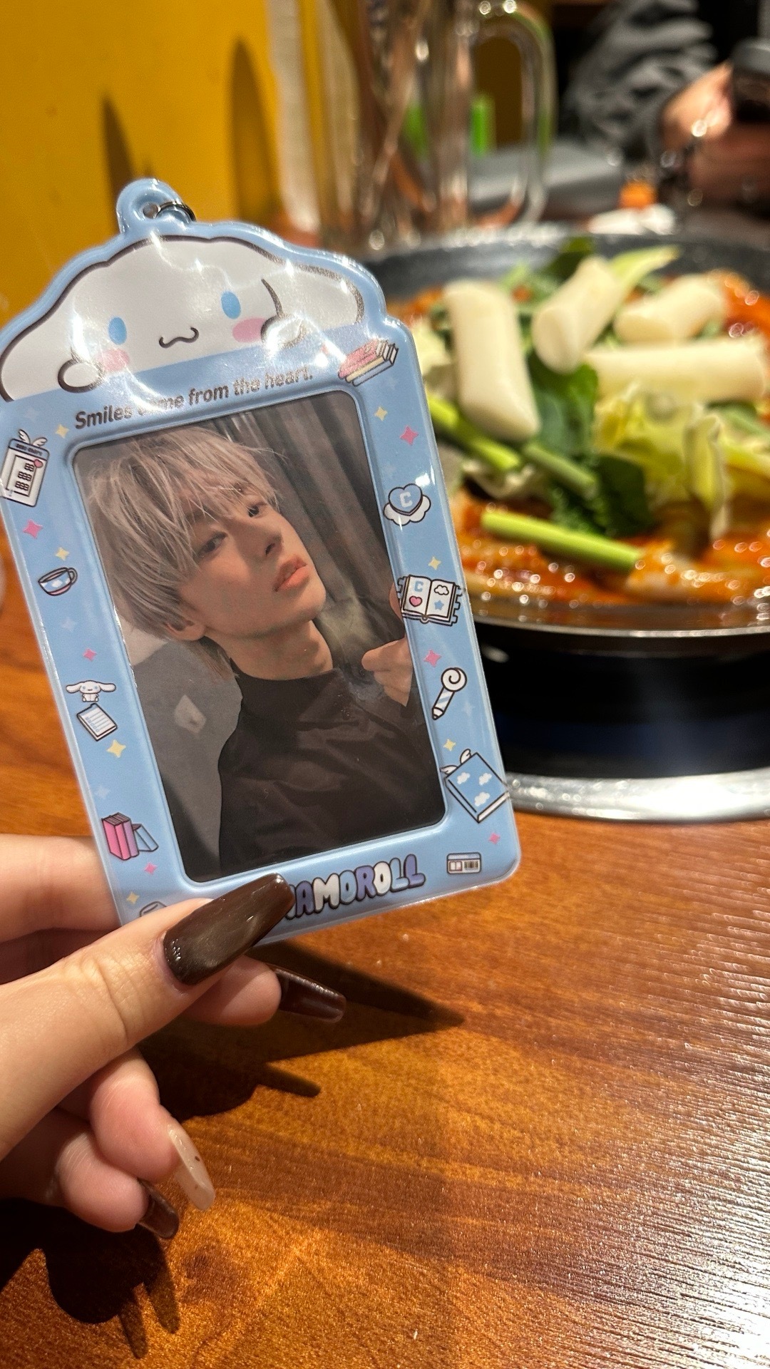 有人懂这个小卡配这个卡套有多美吗 