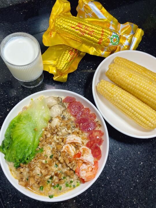 营养早餐从一盘潮汕蒸面，一根有机玉米开始