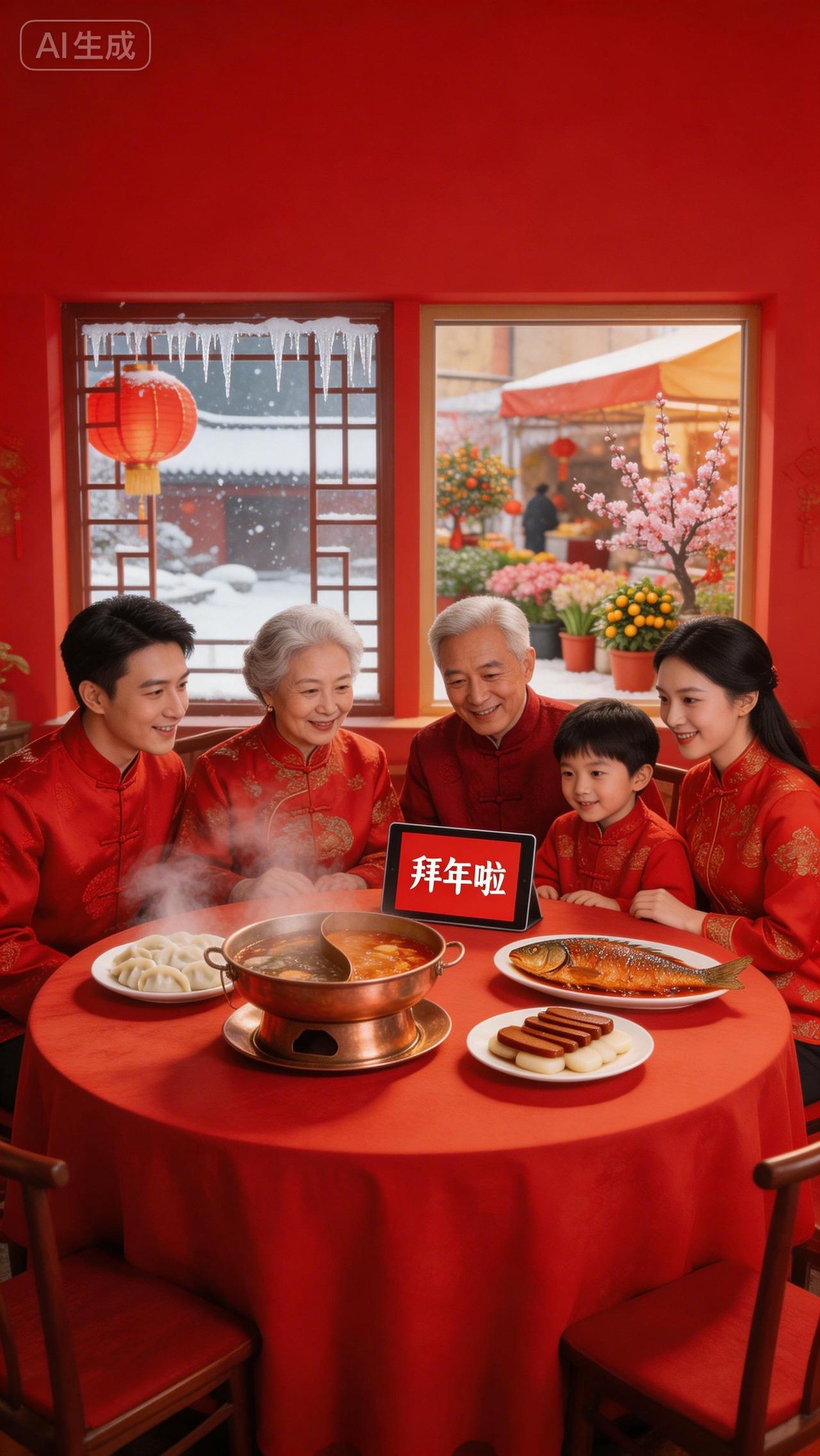 最浓的年味，从来不是山珍海味，而是人齐、心暖、家还在。
 
有人跨越千里挤上春运