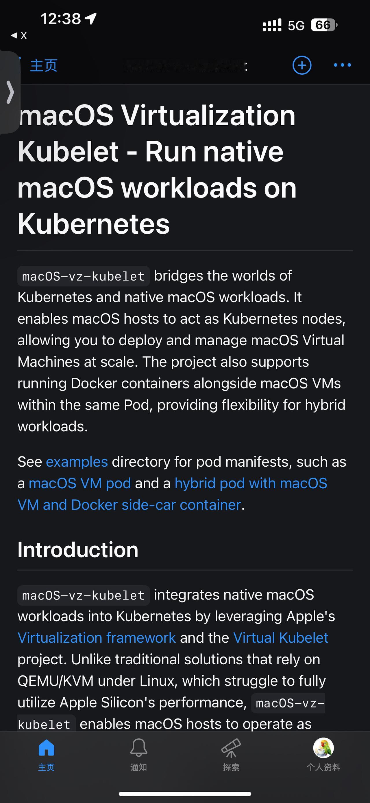 macOS-vz-kubelet连接了Kubernetes和原生macOS工作负