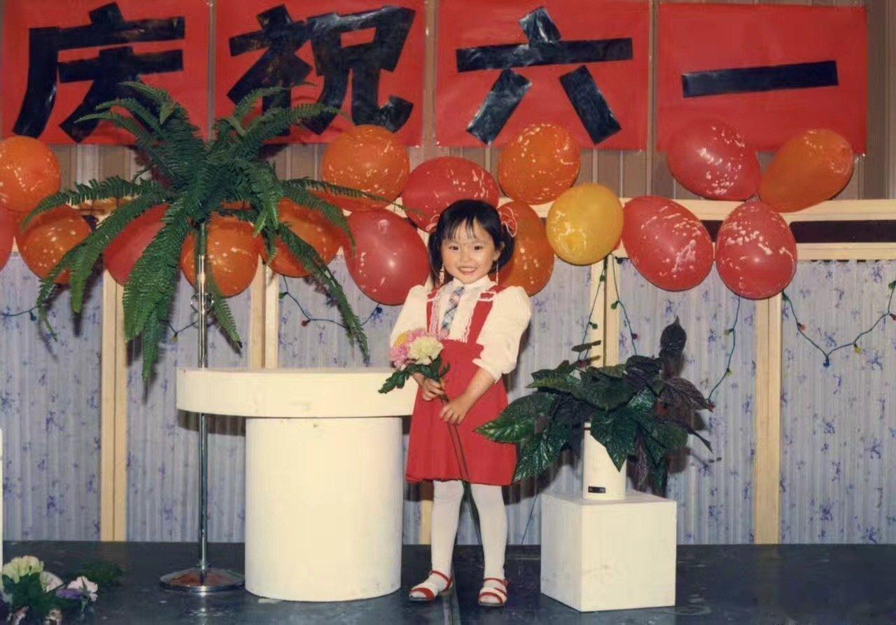 唐嫣祝糖糖和小小糖61快乐呀～  也祝糖蜜们61快乐 61快乐