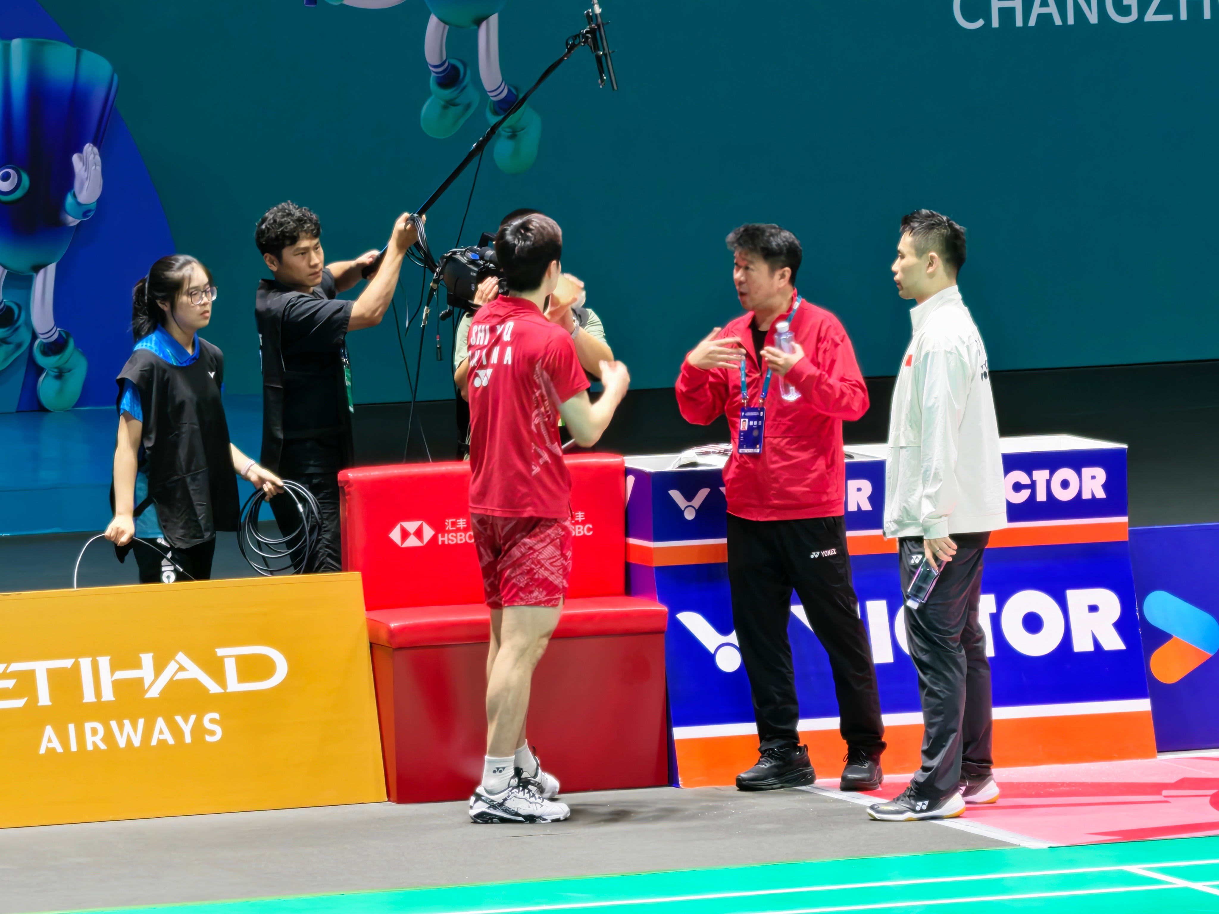 石宇奇🇨🇳 21-13 周天成石宇奇vs周天成 ​​​