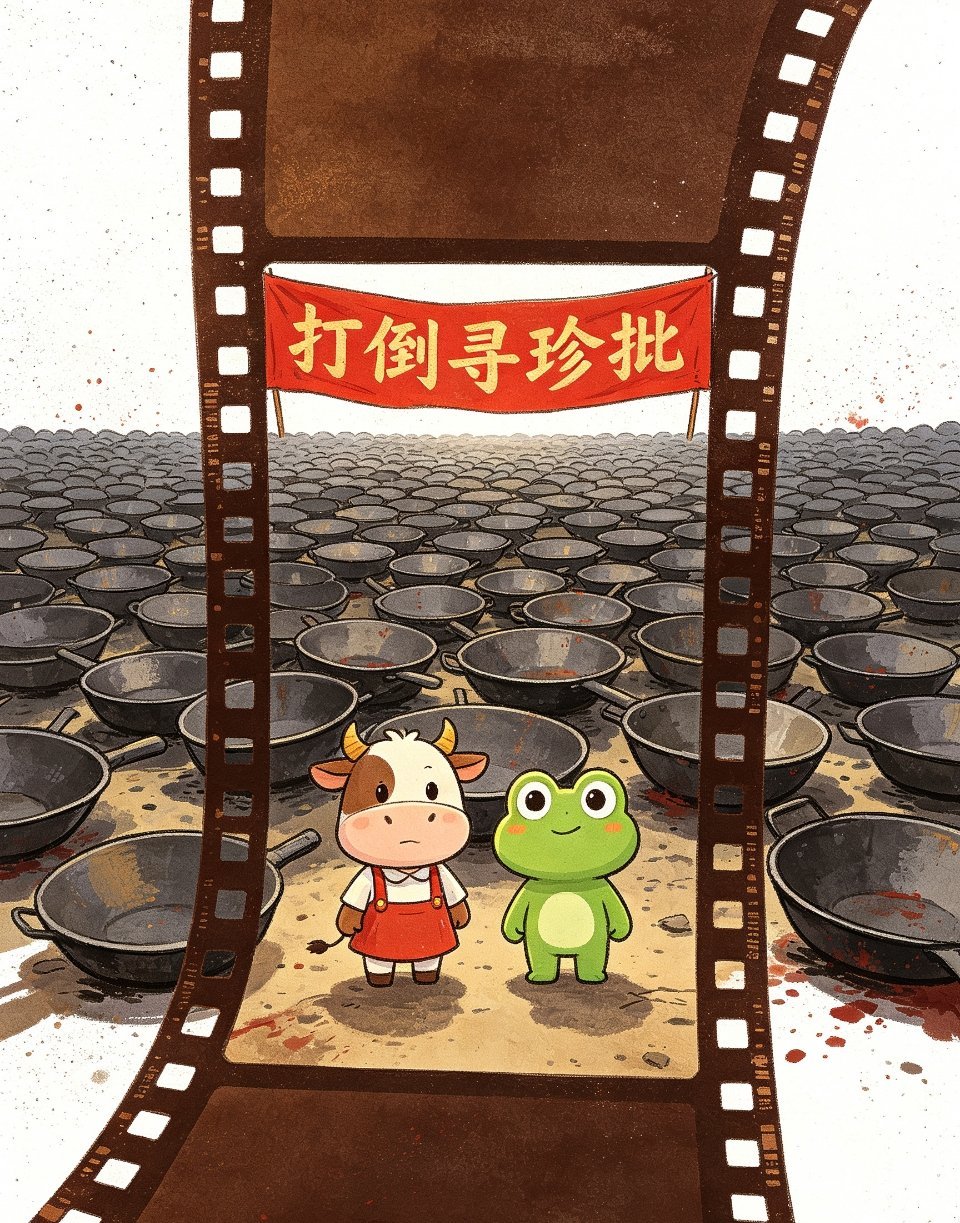 这整个铁锅都是寻珍批的 这整片锅海都是寻珍批的 哇那么厉害啊 ​​​