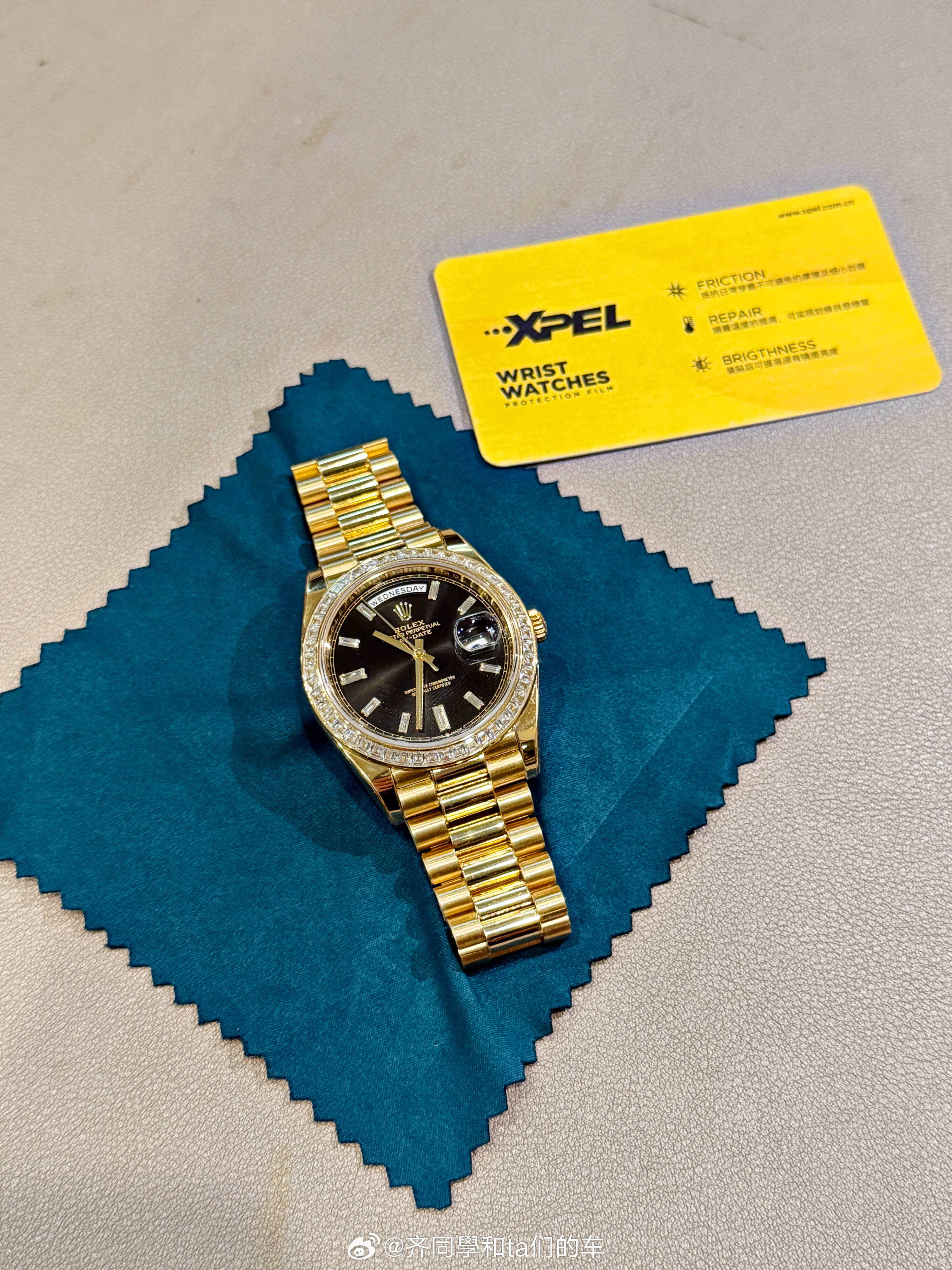 奔驰S带手上的感觉有点儿“壕”XPEL表膜