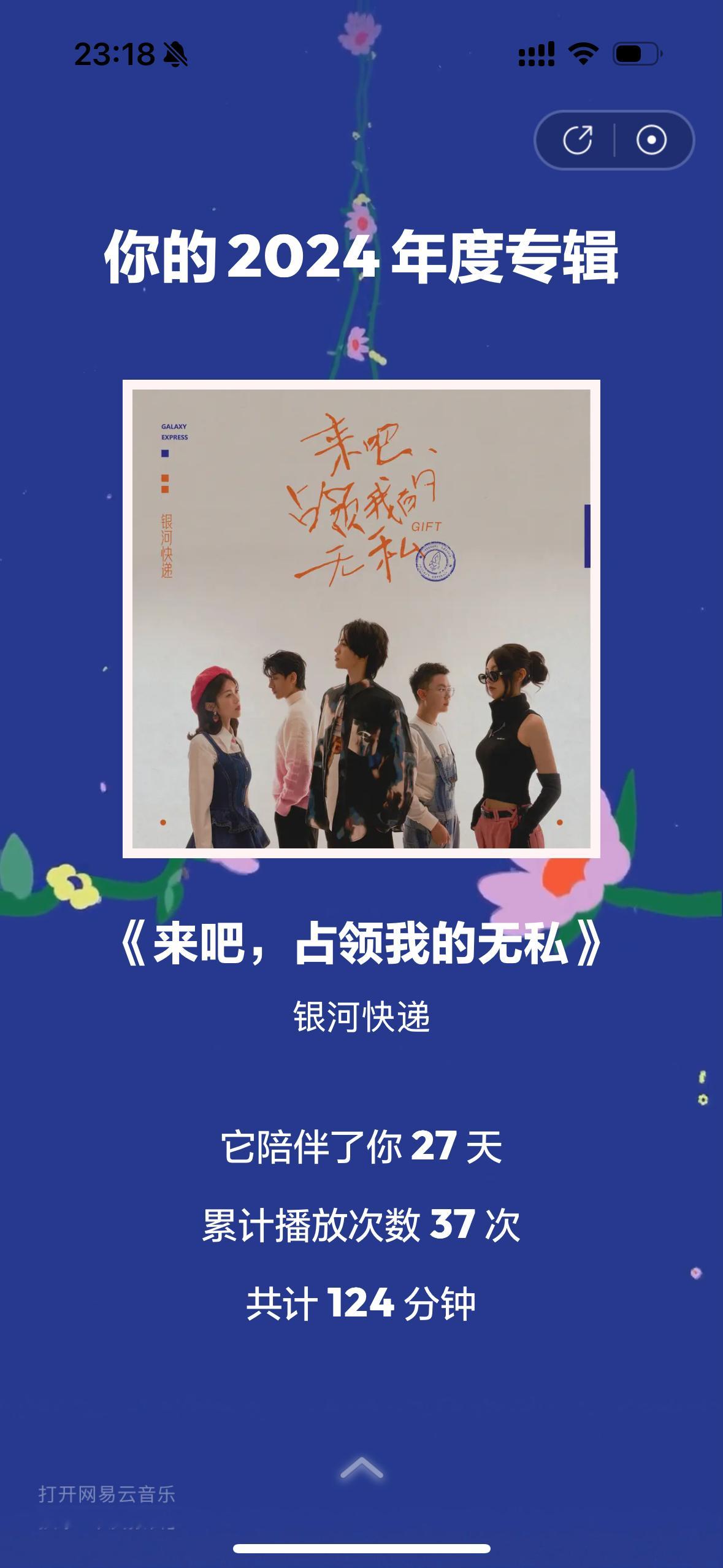 网易云年度报告看了没？我就知道，一定是：银河快递！！！给大家安利我的超爱！ 