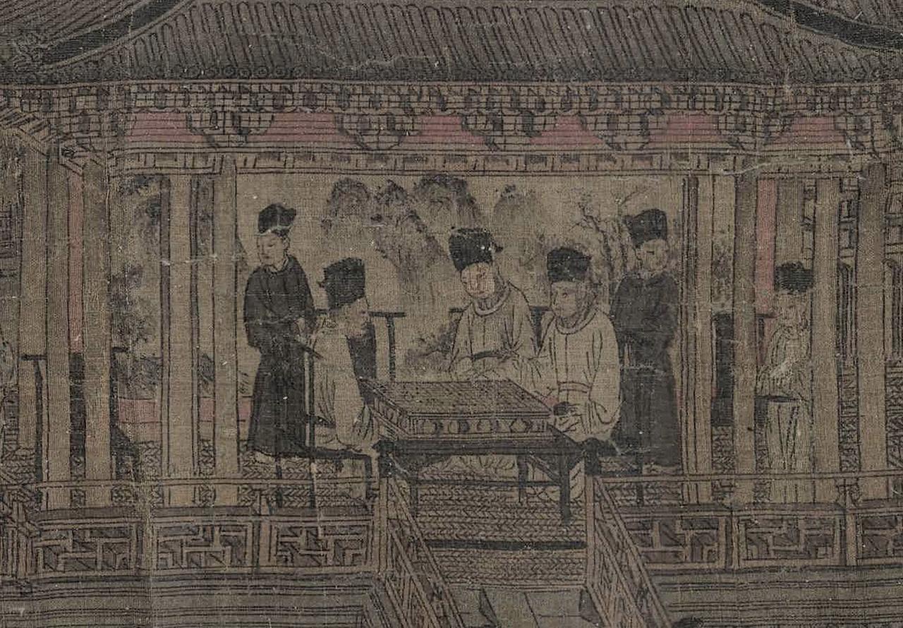 宋代厅堂（正厅、堂屋）的典型布局:进门设屏风宋代厅堂常见“屏门”或“屏风”位于堂