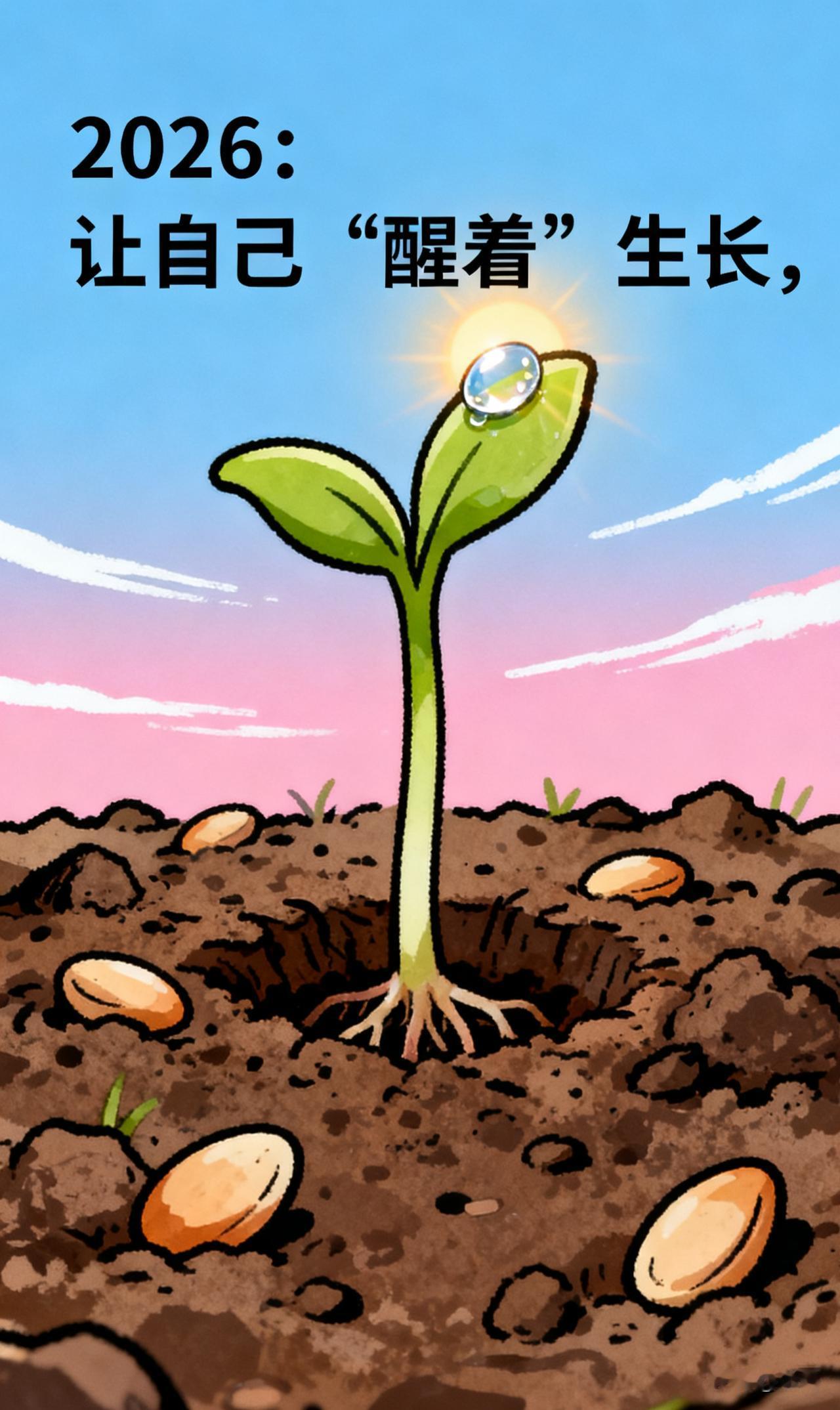 2026：让自己“醒着”生长

如果说这一年只保留一种必要的清醒，那就是——保持