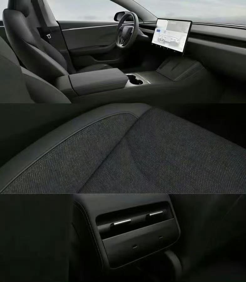 廉价版Model Y 阉割了织物座椅，后排出风口没有屏幕，然后天窗变顶棚