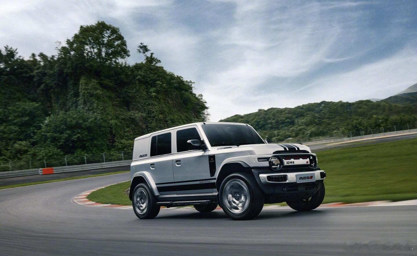 超级V23浙赛最速方盒子 iCAR V23S在浙江国际赛车场跑出了1分50秒88
