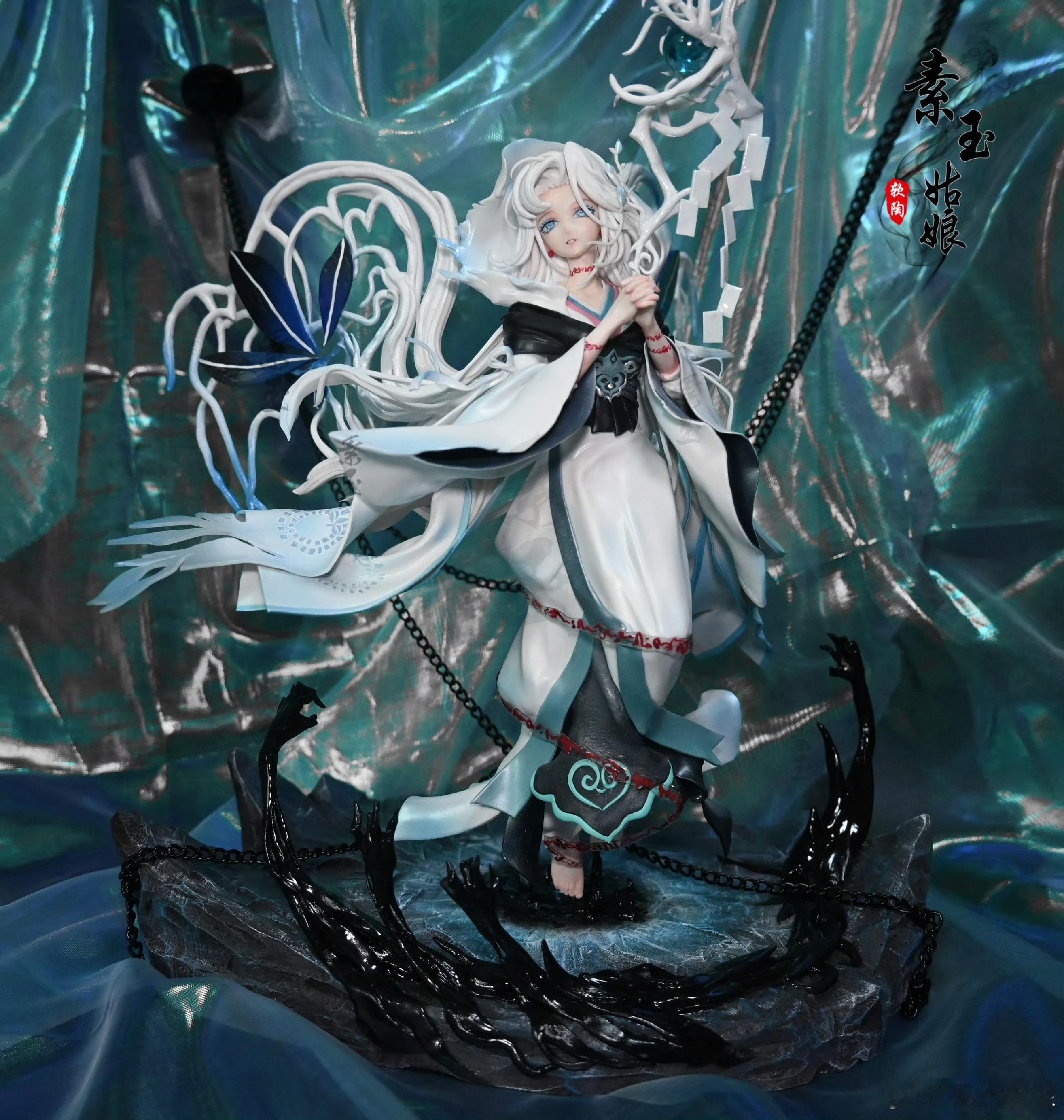 #阴阳师手游[超话]# 女娲太太作品鉴赏第二弹[爱慕]来自的「祸津神」软陶手办创