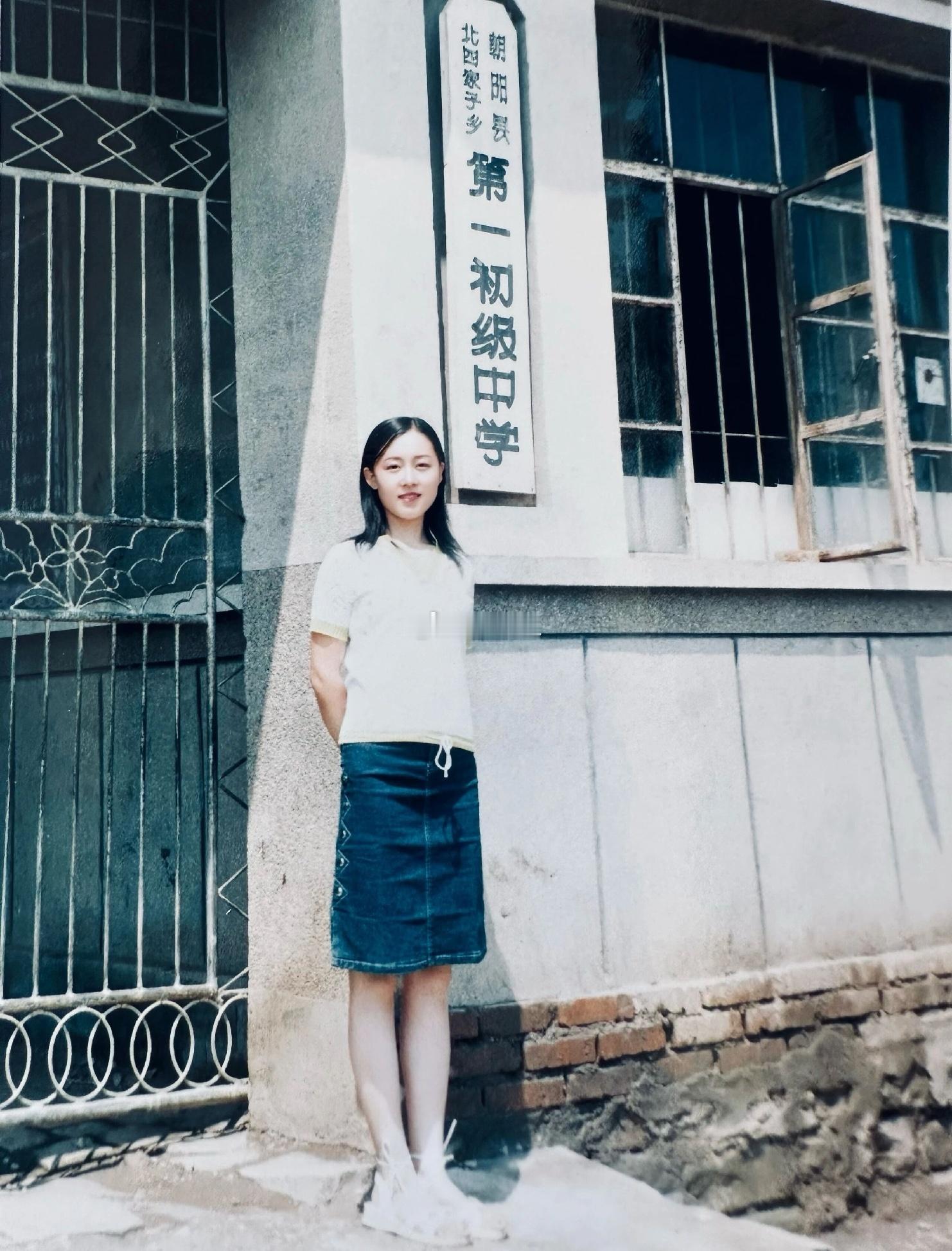 2003年6月15日，记得那天是周日，学校放假。趁着赶集时，特意去自己工作的校门