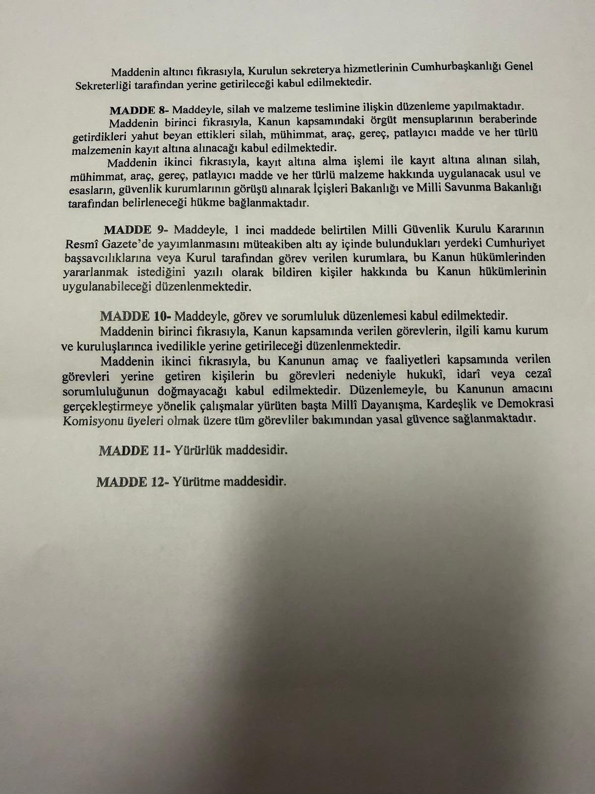 🇹🇷❗土耳其执政联盟以及共和人民党签署了关于赦免库尔德工人党领导层并保证库尔