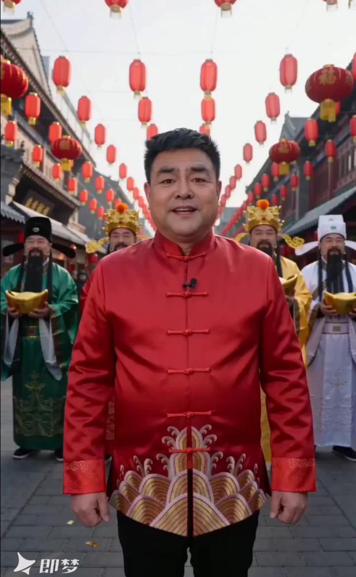 大年初三五路财神来卖年，招宝纳珍，招财力士玄堂。祝您马年财气冲天，好运连连，接福